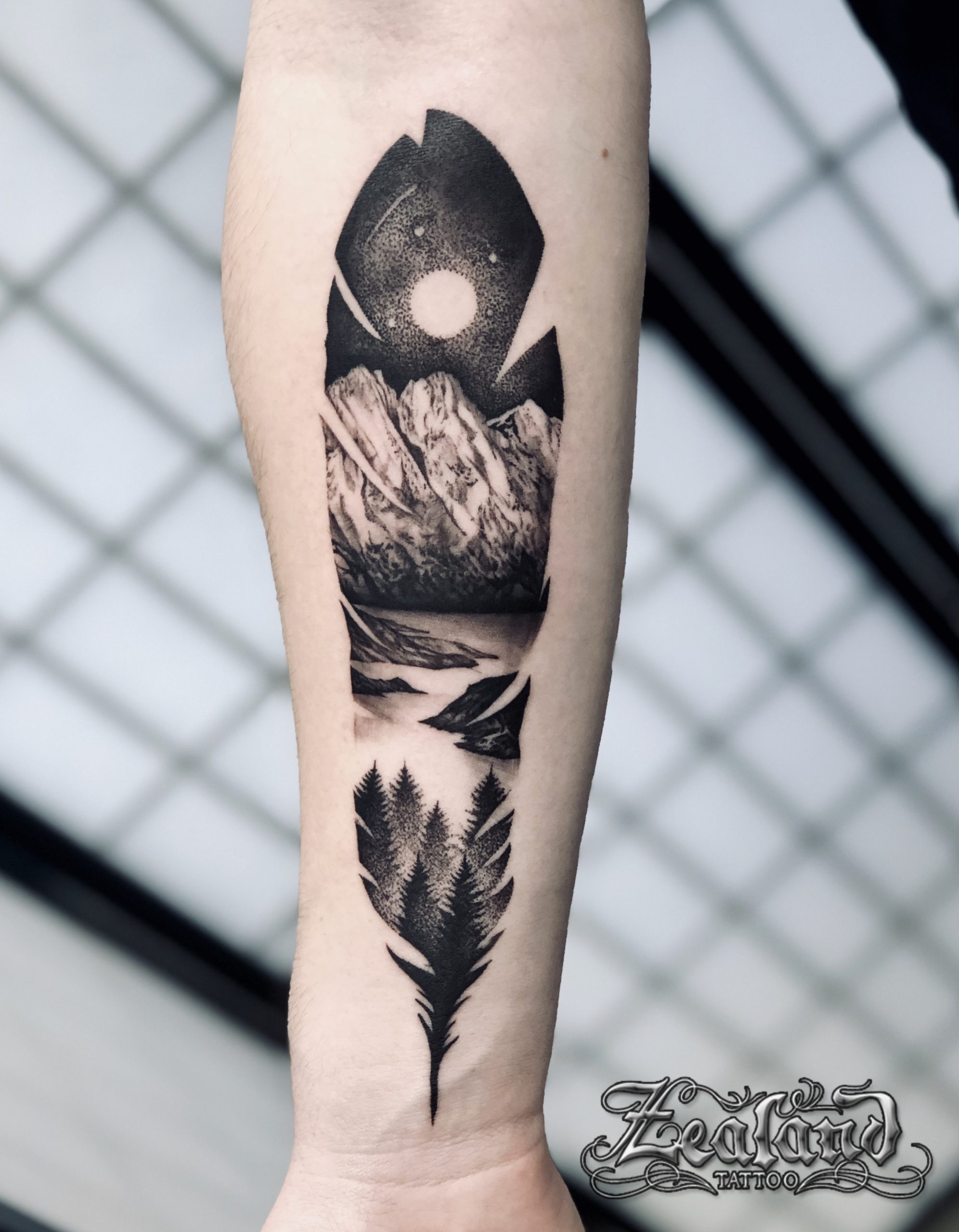 Black and gray tattoo styles